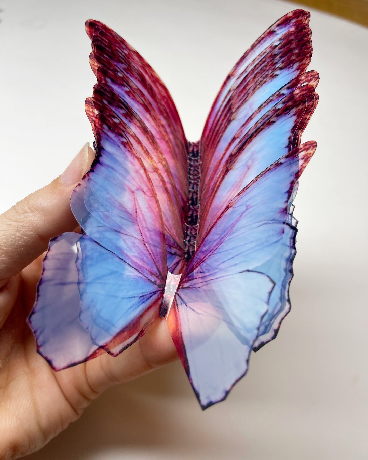 Unicorn wings butterflies | plastic translucent butterflies | 3D decorative butterflies | butterfly wall art installation (Copy)