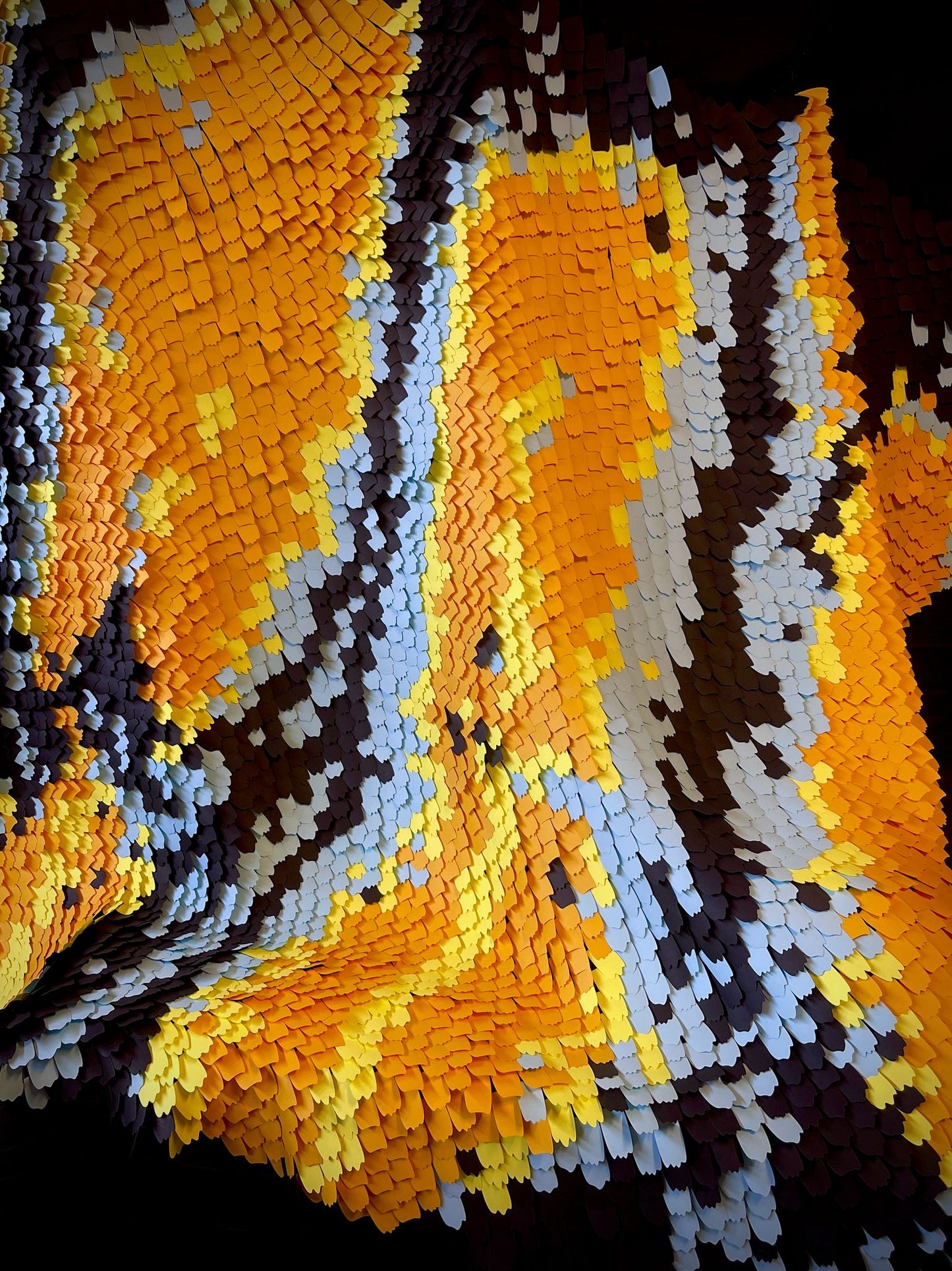 Wall art installation | Uniq-D Interiors | Nature-Inspired Art Installations | Luxury Interiors | Transformative Art for Every Space