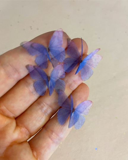 Stardust silk organza butterfly | wedding veil | wedding dress | something blue | wedding invitations