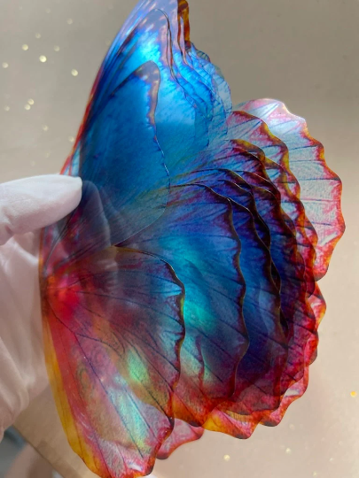 Fairy wings butterflies wings| plastic transparent butterflies | 3D decorative butterflies | butterfly wall art installation