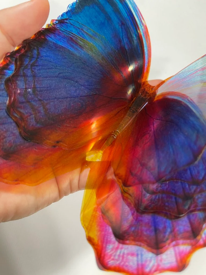 Fairy wings butterflies wings| plastic transparent butterflies | 3D decorative butterflies | butterfly wall art installation