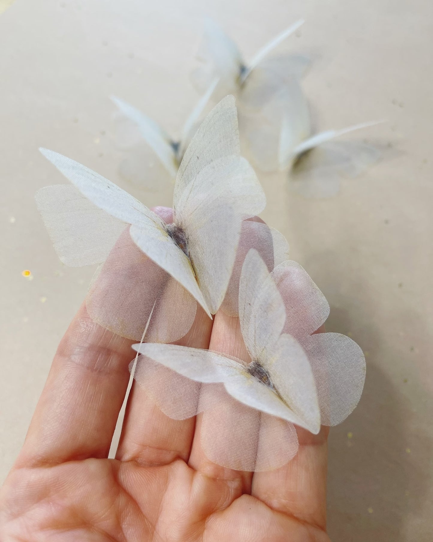 silk organza butterfly