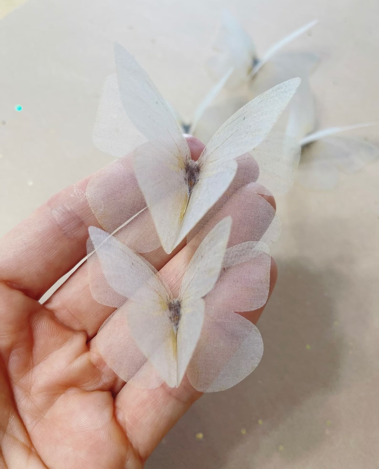 silk organza butterfly