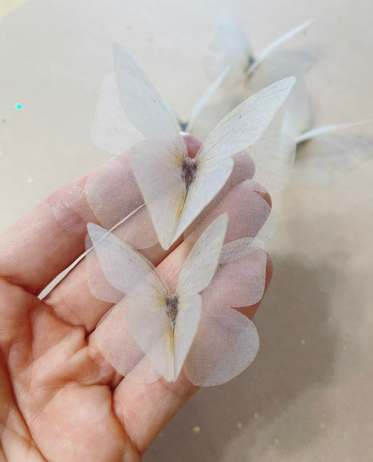 silk organza butterfly