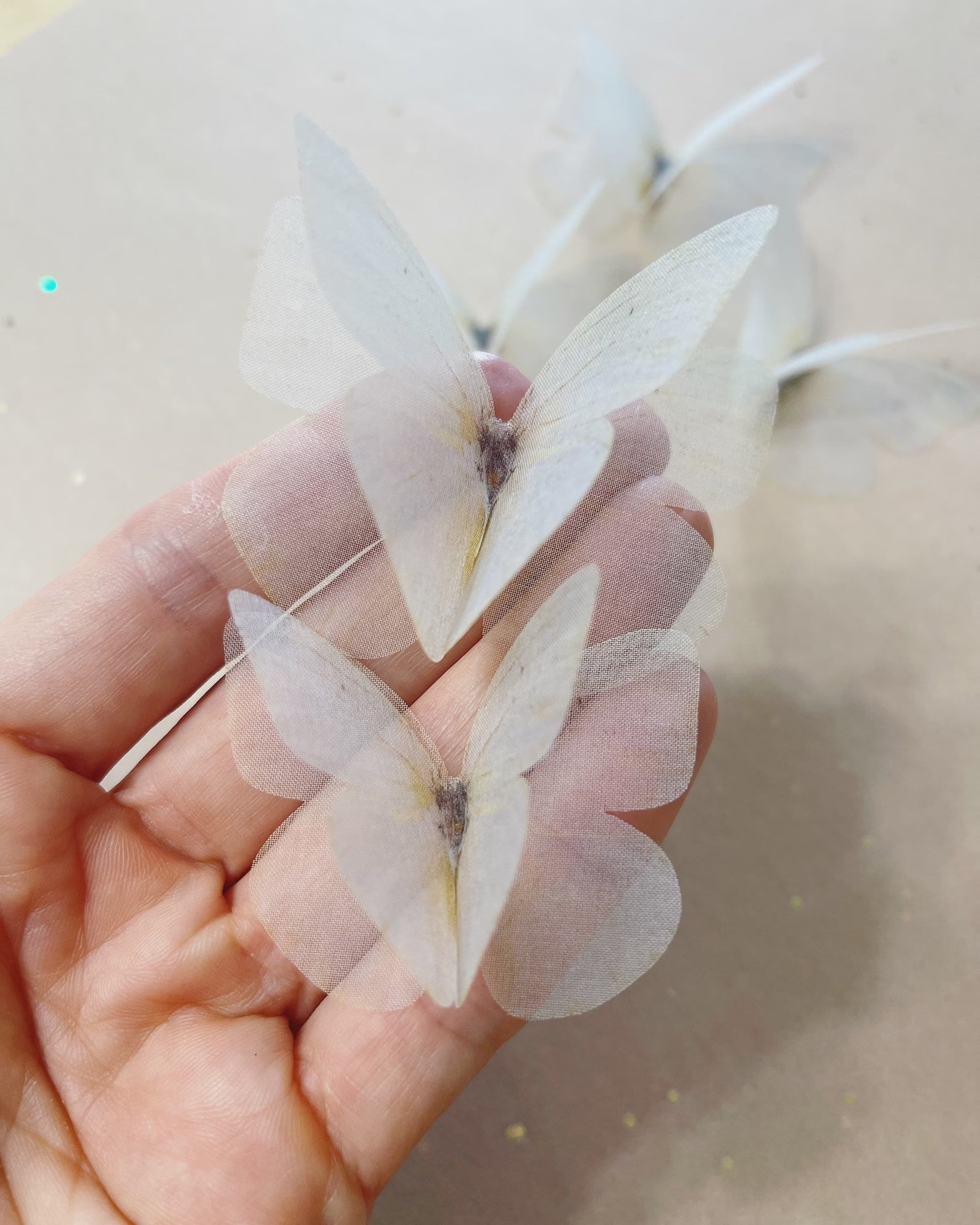 silk organza butterfly