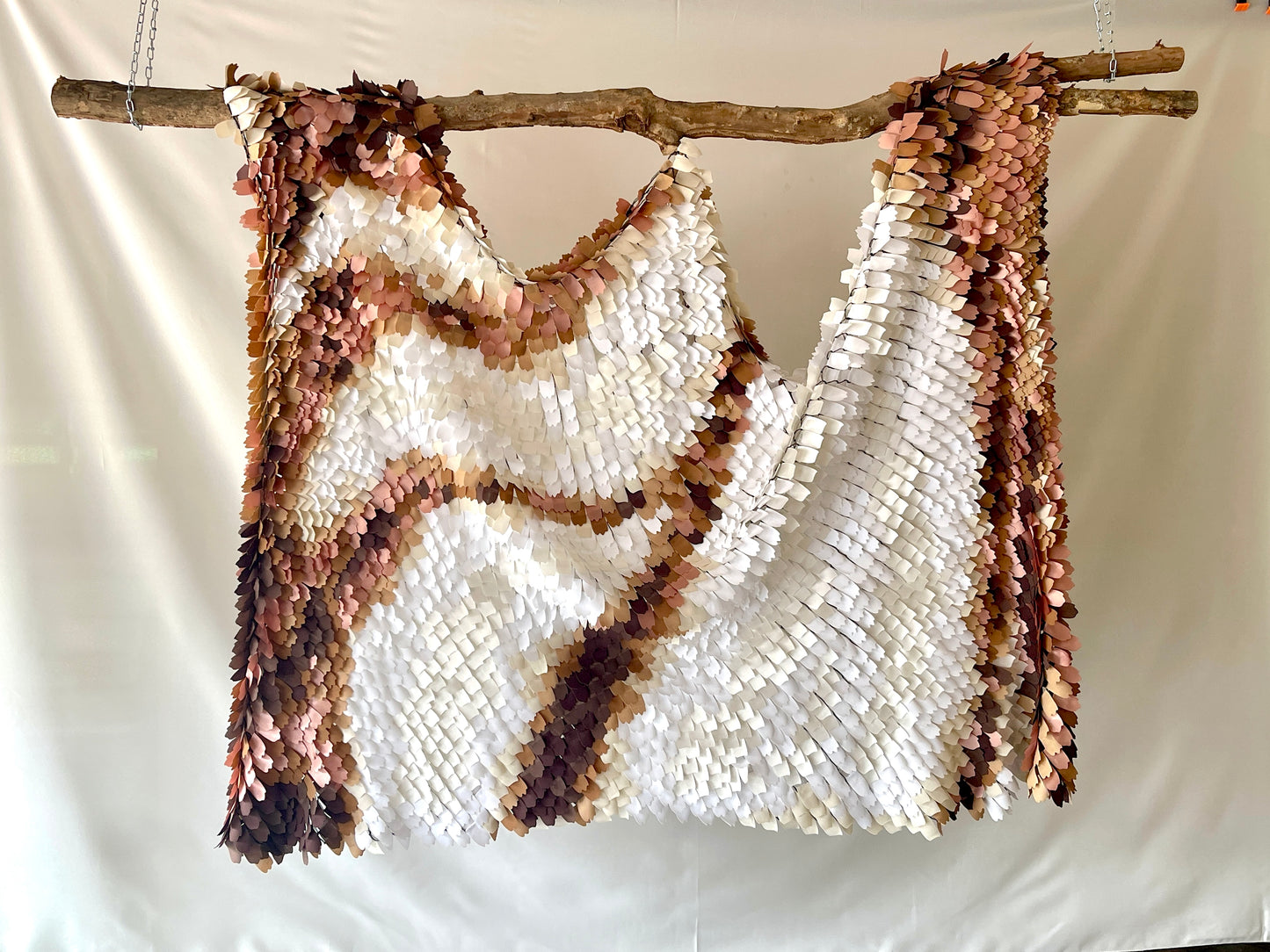 Textile Wall Art Installations | UniqD Interiors | Nature-Inspired Textile Art | Luxury Interiors Transformative Fabric Art for Every Space