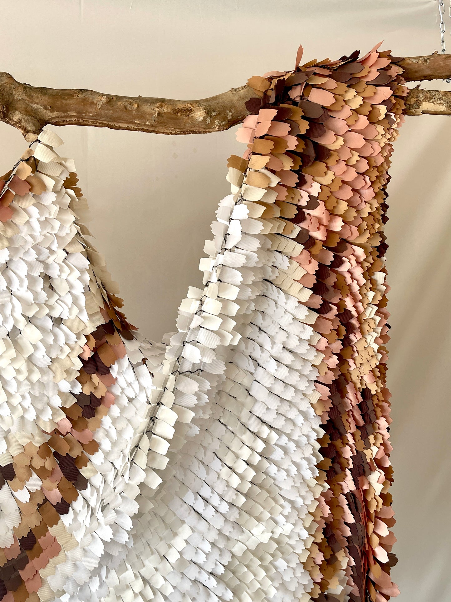 Textile Wall Art Installations | UniqD Interiors | Nature-Inspired Textile Art | Luxury Interiors Transformative Fabric Art for Every Space